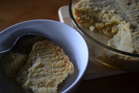 rhubarb crumble
